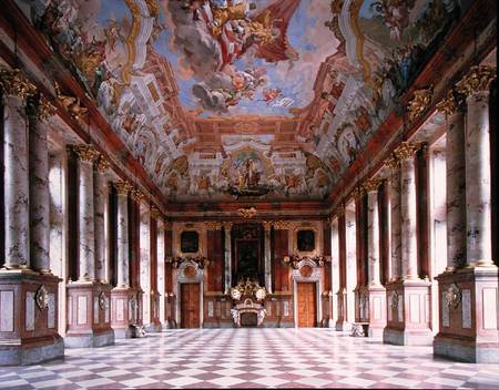 The Marble Hall in the abbey church of St. Florian (photo) von Carlo Prandtauer