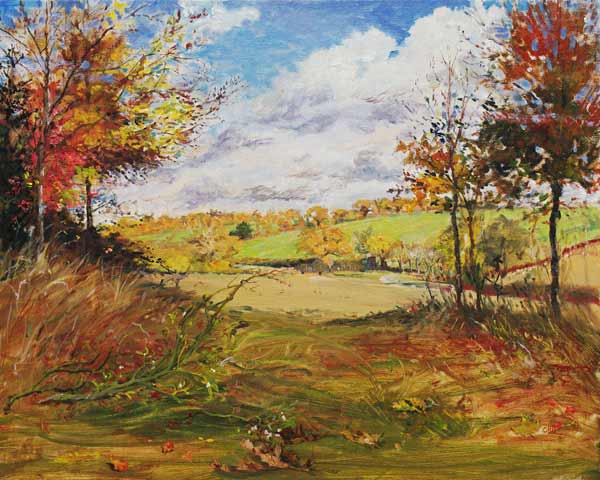 Autumn (oil on canvas)  von Caroline  Hervey-Bathurst