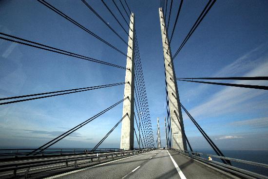 Öresund-Brücke zwischen Kopenhagen und Malmö von Carsten Rehder