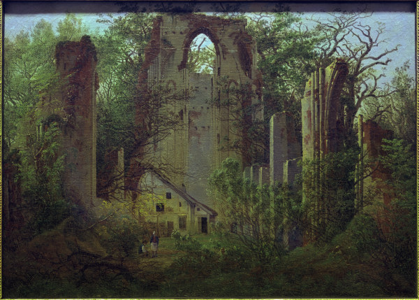 Klosterruine Eldena von Caspar David Friedrich