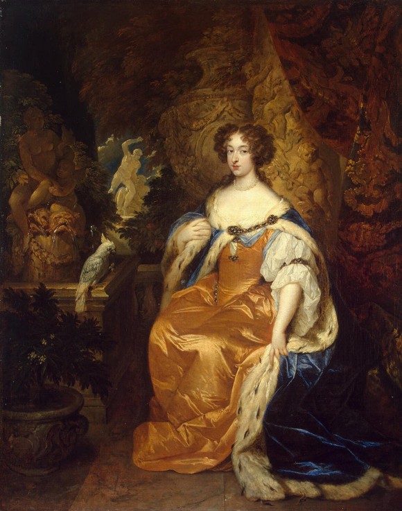Portrait der Königin Maria II. von England (1662-1694) von Caspar Netscher
