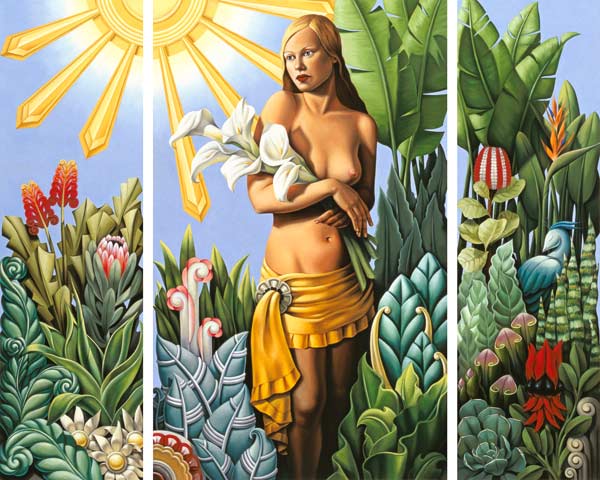 Eden (triptych) 2006 von Catherine  Abel