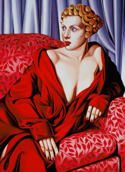 Red Kimono von Catherine  Abel