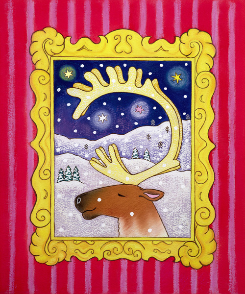 Christmas Antlers  von Cathy  Baxter