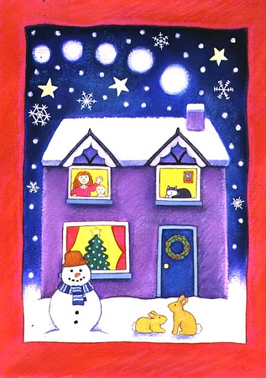 Christmas Eve, 1997 (pastel on paper)  von Cathy  Baxter