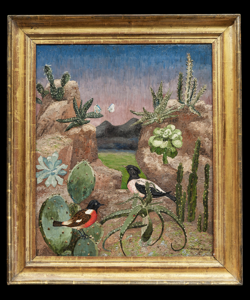 Birds and Cacti von Cedric Morris