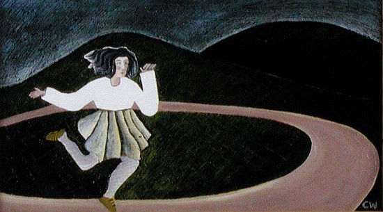 Round and Round, 1988 (oil on canvas)  von Celia  Washington