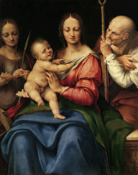 Cesare da Sesto / Mary & Child, Joseph von Cesare da Sesto