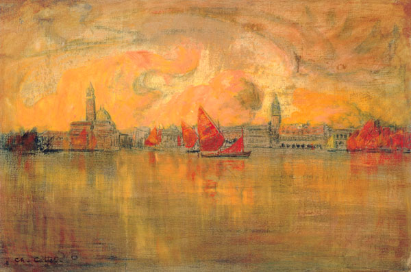 View of Venice from the Sea von Charles Cottet