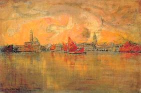 View of Venice from the Sea 1896