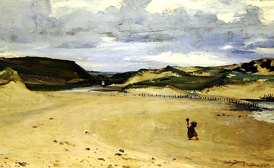 The Beach at Ambleteuse von Charles Émile Auguste Carolus-Duran