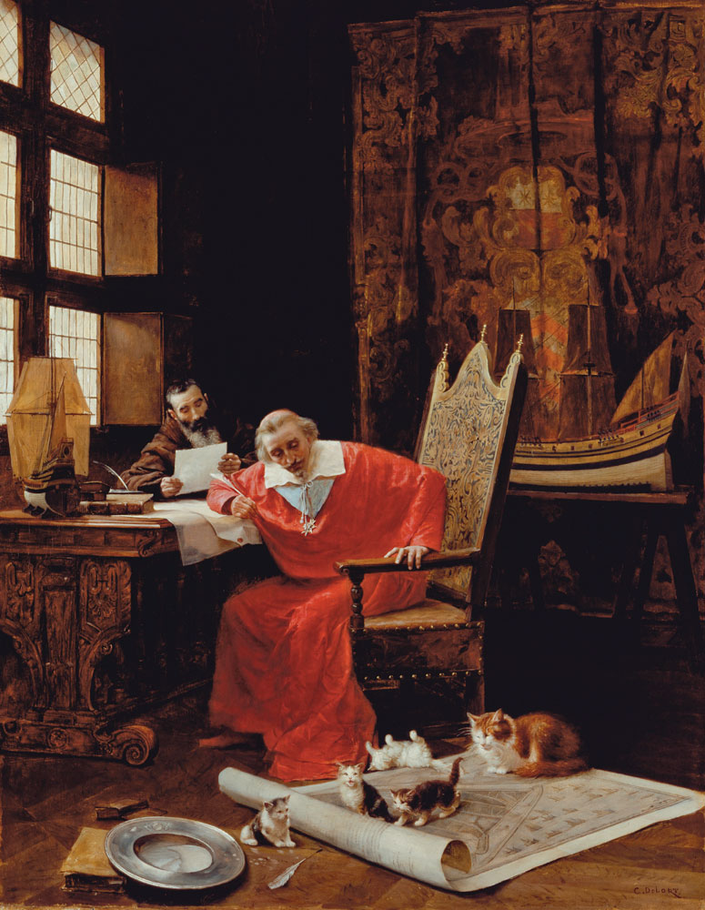 The Cardinal's Leisure von Charles Edouard Delort
