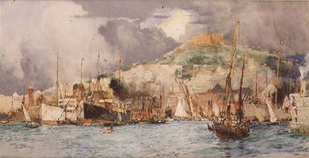 Shipping in Naples von Charles Edward Dixon