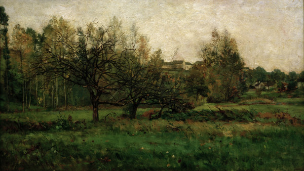 C.F.Daubigny, Orchard in autumn von Charles-François Daubigny