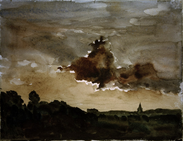 Ch.-F.Daubigny, Sunset von Charles-François Daubigny