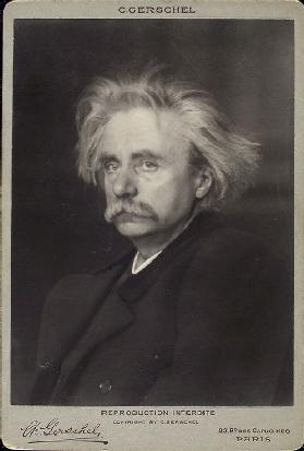Porträt von Edvard Grieg (1843-1907)