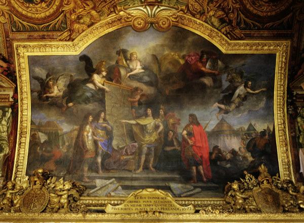 Louis XIV / Attack.. / Le Brun von Charles Le Brun