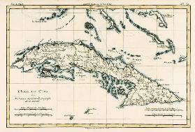 Cuba, from 'Atlas de Toutes les Parties Connues du Globe Terrestre' by Guillaume Raynal (1713-96) pu 17th