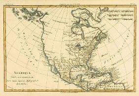 North America, from 'Atlas de Toutes les Parties Connues du Globe Terrestre' by Guillaume Raynal (17 16th