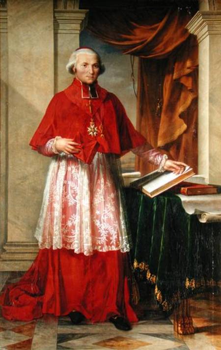 Portrait of Cardinal Joseph Fesch (1763-1839) von Charles Meynier