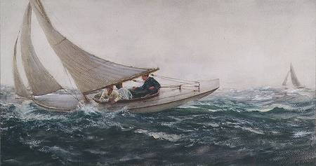 Sailing Free von Charles Napier Hemy