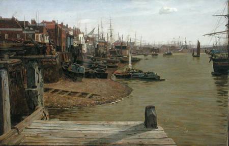 The Thames at Limehouse von Charles Napier Hemy
