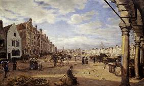 The Grande Place d'Arras on Market Day 1878