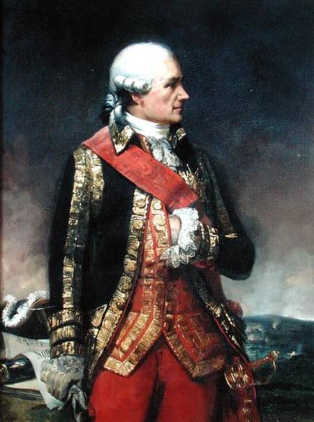 Jean-Baptiste de Vimeur (1725-1807) Count of Rochambeau von Charles-Philippe Lariviere