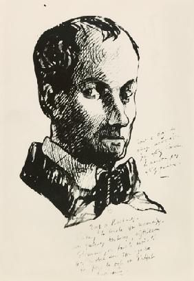Self Portrait (pen & ink on paper)