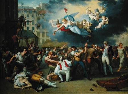 Massacre of the Marquis de Pellepont von Charles Thevenin