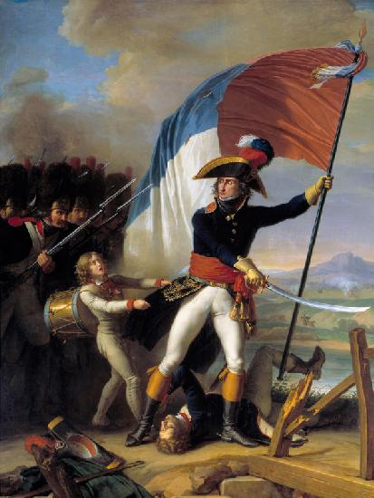 General Augereau auf der Brücke von Arcole am 15. November 1796 1798
