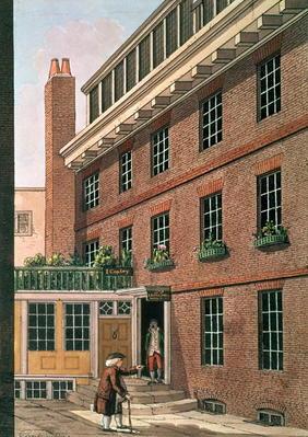 Dr Johnson and his servant, Francis at Bolt Court, Fleet Street, 1801 (w/c) 15th