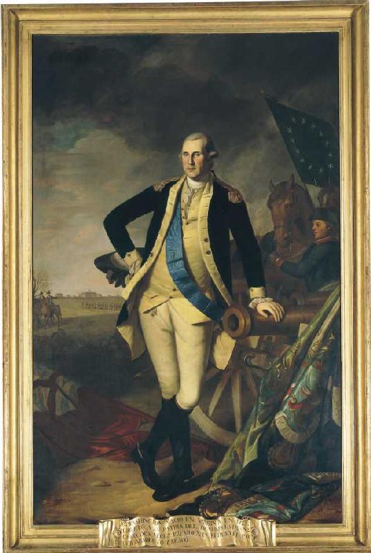 George Washington in Princeton von Charles Willson Peale