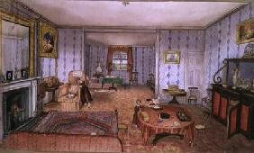 Drawing Room, Clay Hill, f12 from An Album of Interiors 1843  on
