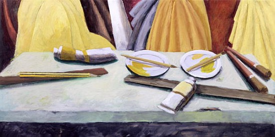Gamboge Yellow, 2003 (oil on canvas)  von Charlotte  Moore