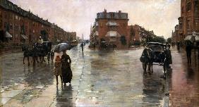 Regentag, Boston 1885