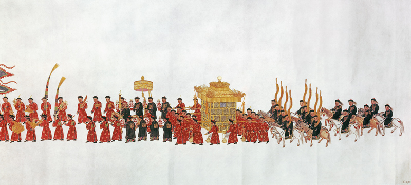 An Imperial Procession von Chinese School