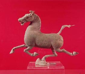 Galloping horse with one Hoof Resting on a Swallow, from the Tomb at Wu-wei, Kansu, Eastern Han Dyna Eastern Ha