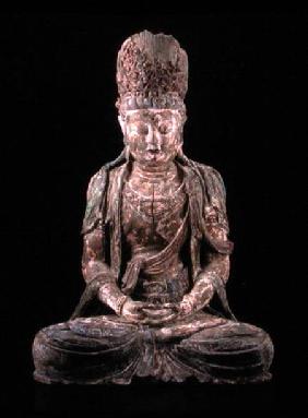 Large seated bodhisattva in meditation Jin dynast