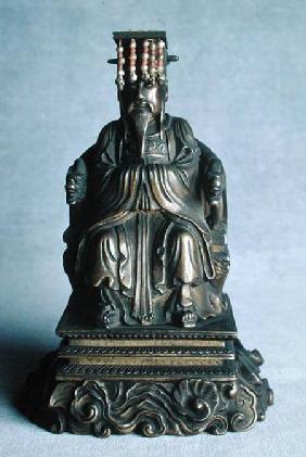 Statuette of Confucius (551-479 BC) as a Mandarin, Qing Dynasty Qing Dynas