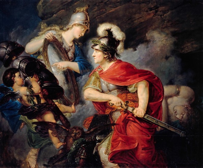 Allegorie auf Friedrich den Großen als Perseus (Der Beginn des siebenjährigen Krieges) von Christian Bernhard Rode