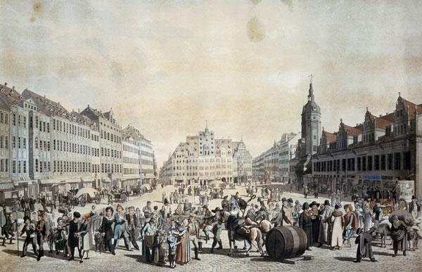 Leipzig, Markt von Christian Gottfried Heinrich Geißler