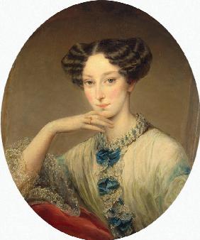 Bildnis der Großfürstin Maria Alexandrowna (1824-1880), zukünftige Zarin von Russland