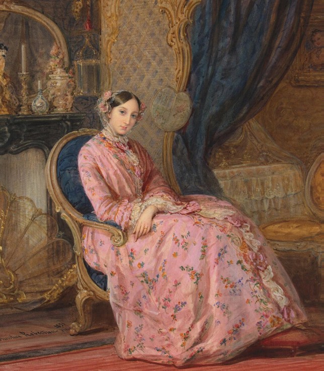 Bildnis Großfürstin Maria Nikolajewna von Russland, Herzogin von Leuchtenberg (1819-1876) von Christina Robertson