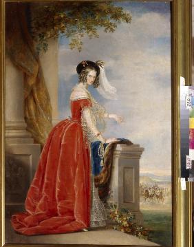 Porträt der Kaiserin Alexandra Fjodorowna (Charlotte von Preußen), Frau des Kaisers Nikolaus I. (179