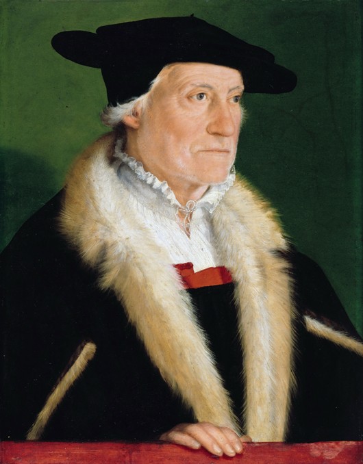 Porträt von Kosmograph Sebastian Münster (1489-1552) von Christoph Amberger