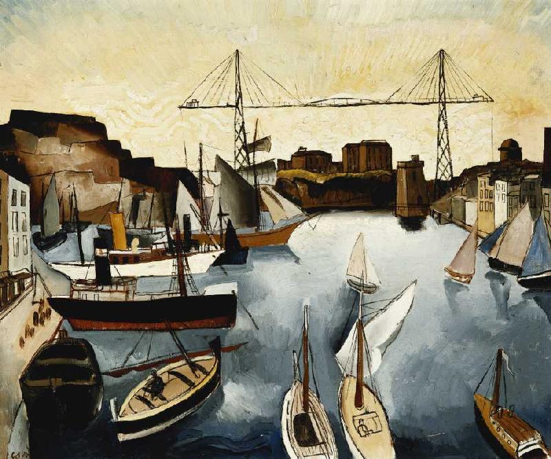 Im Hafen von Marseille von Christopher Wood