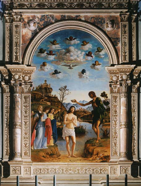 The Baptism of Christ von Giovanni Battista Cima da Conegliano