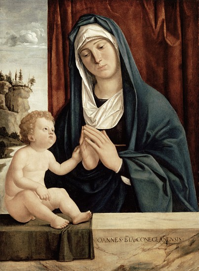 Madonna and Child, late 15th to early 16th century von Giovanni Battista Cima da Conegliano