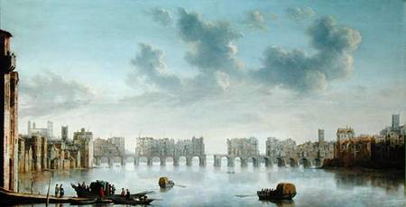 Old London Bridge von Claude de Jongh